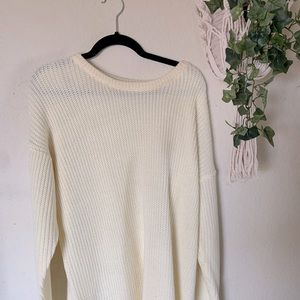 Fashion Nova cream sweater